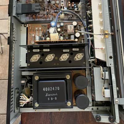 Sansui 5050 - Silver with wood siding image 12