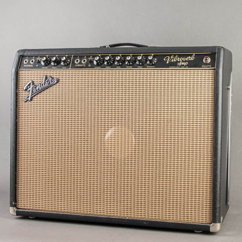 Fender Parts Vibroverb AB763 1x15 Combo w/ JBL D130F 1968, Black image 1