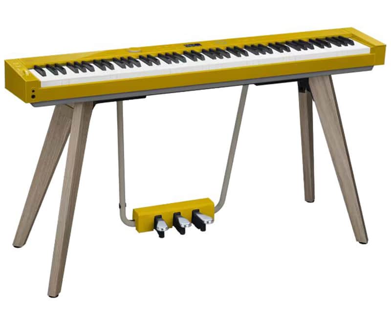 Casio PX-S7000HM 88-Key Smart Hybrid Hammer Action Digital Piano Mustard image 1