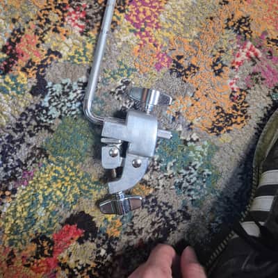 Tama CBH20 Cowbell L-Rod Mount For Bass Drum Hoop 2010s - Chrome image 4