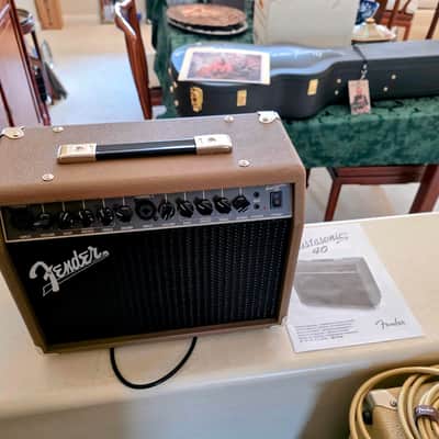 Fender Acoustasonic 40 Watt 2023 - Brown Tolex Covered image 10