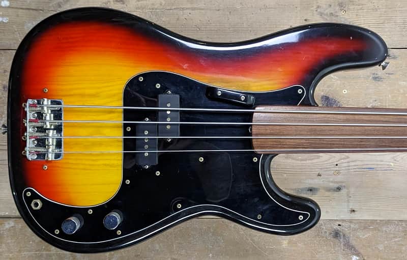 Fender Precision bass Fretless 1978 image 1