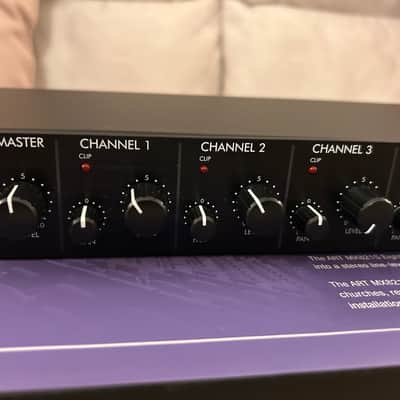 ART MX821s 8-Channel Line Mixer with Stereo Outputs Black image 2