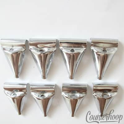 Slingerland 8x Sound King Tension T-Rod-Claws Bass/Snare Drum Vintage Chrome 60s image 2