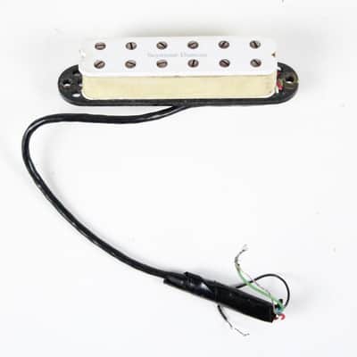 1980s-1990s Vintage Seymour Duncan SL59-1N Little '59 Humbucker Strat Neck Pickup White image 1