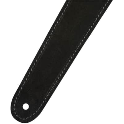 Fender 2" Reversible Suede Strap Black/Gray - Strap for Guitars image 3