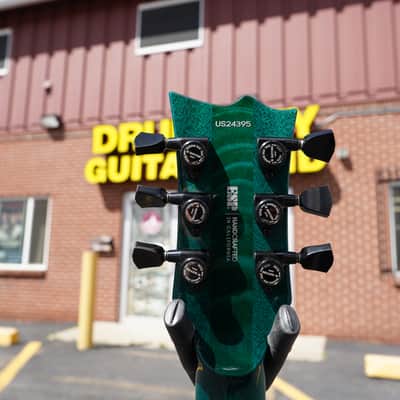 ESP USA Eclipse Lime Burst 6-String Electric Guitar w/ Form Fit Case (2024) image 7