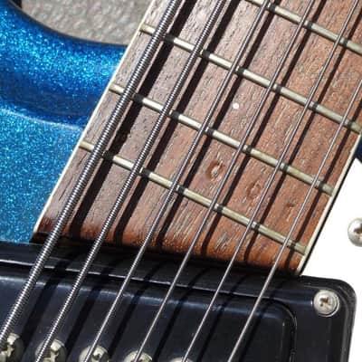 Mosrite Baritone Prototype 1966 Sparkle Blue image 6