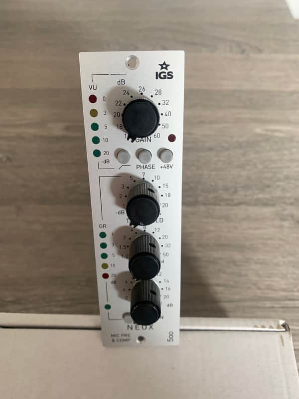 IGS Audio NEOX 500 Series Mic Pre Compressor 2024 - Silver image 1