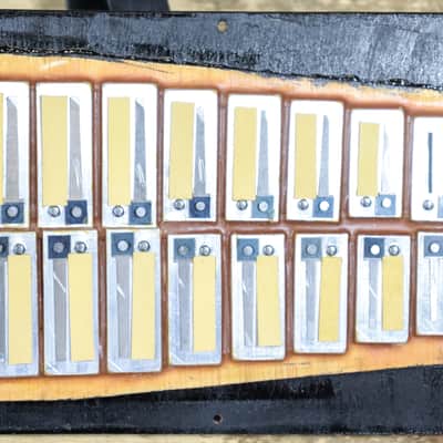 Gagné & Frère 1-Row 2-Bass 10-Treble Button "D" Red & Black Diatonic Accordion image 10