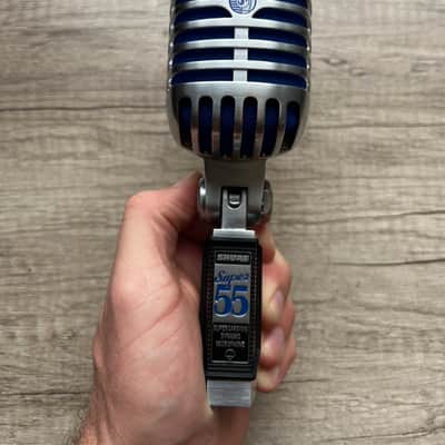 Shure Super 55 Deluxe Supercardioid Dynamic Microphone 2017 - Present - Chrome image 4