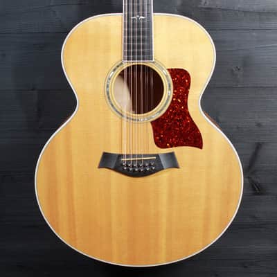 Taylor 655e Quilted Maple Jumbo 12-String w/ Electronics Excellent image 2
