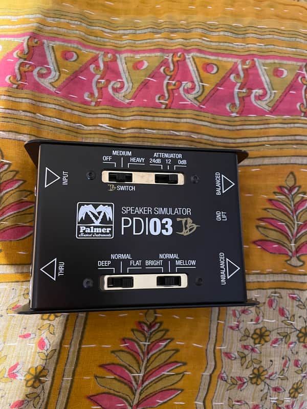 Palmer PDI-03 JB Joe Bonamassa Signature Speaker Simulator 2010s - Black image 1