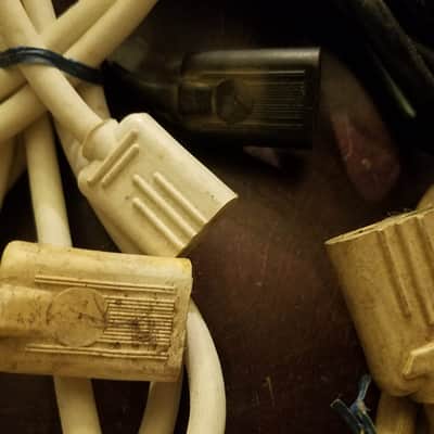 Phalo etc. Ampex Wollensak Power Cord Electric Cable 1958 - White Black image 4