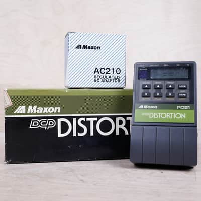 Maxon PDS1 DCP Programable Distortion Pedal Made in Japan MIJ Ibanez w/ Box, Power Supply