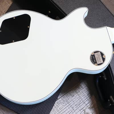 Minty! 2021 Gibson Custom Shop Les Paul Custom Electric Guitar Alpine White + COA OHSC image 12