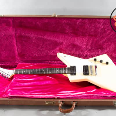 1997 Gibson Explorer ’76 Reissue – Classic White | Original Case | Vintage Patina image 2