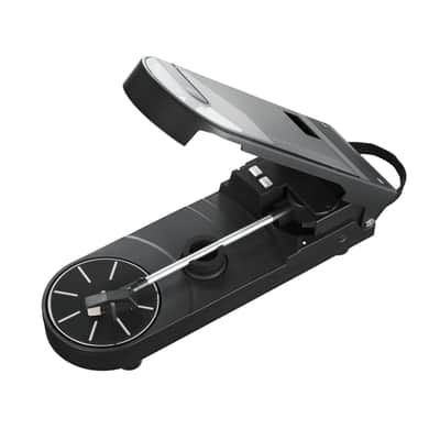 Audio-Technica AT-SB727 Sound Burger Portable Bluetooth Turntable (Black) with Pioneer DJ HDJ-CUE1BT-R Bluetooth DJ Headphones (Red) image 3