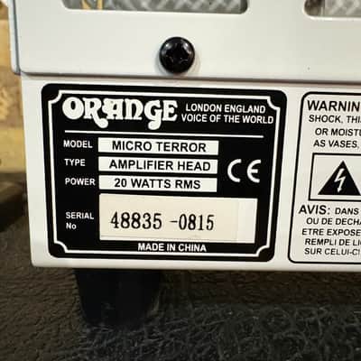 Orange Micro Terror 20 Watt Mini Guitar Amplifier Head! image 5