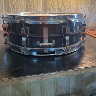 LUDWIG Black Galaxy Acrolite “Blakrolite” 14x5 Aluminum Snare Drum USA image 4