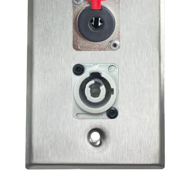Stainless PROCRAFT SPL-2X-ST-VAR 1 Gang Stainless Pro Audio Installation Wall Plate Loaded, Made in the USA-RJ45 (CAT 5) Feed-Thru / HDMI Feed-Thru image 23