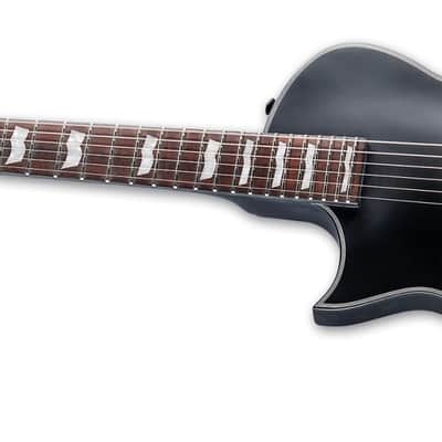 ESP LTD EC-201 LH Left-Handed Electric Guitar Black Satin Brand New image 3