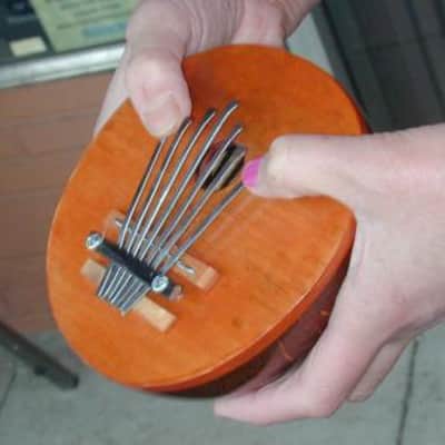 Coconut Gourd Kalimba Thumb Piano 7 tuneable Note image 5