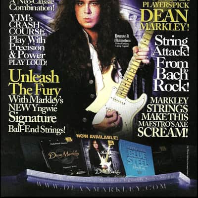 Dean Markley Yngwie Malmsteen Signature Strings – 3 Sets – Rare / Discontinued image 4