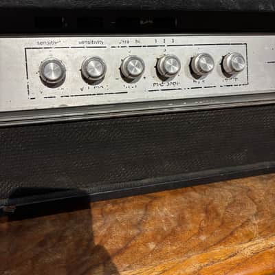 Ampeg V-4 100-Watt Guitar Head with Reverb 1974 - Black image 6