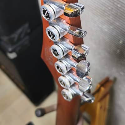 Signed Ibanez MM1-TAB Martin Miller Signature with Roasted Maple Neck 2010s - Transparent Aqua Blue Signed by Martin Miller imagen 18