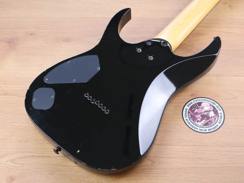 1999 Ibanez Japan RG7621 7 String HH Superstrat (Galaxy Black