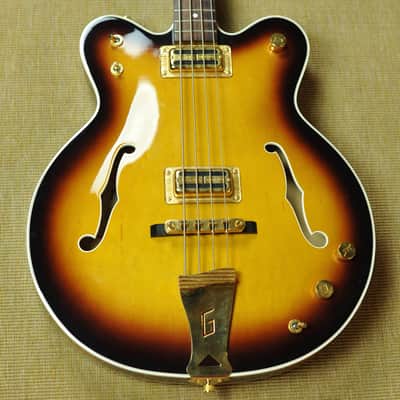 Gretsch '68 Broadkaster Reissue G6072-1968 Long Scale Hollow-Body Bass image 3