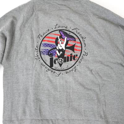 Peace Love and Freedom Gray Hoodie - XXL image 4
