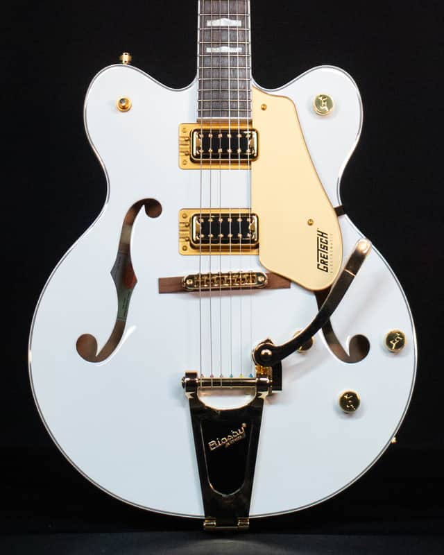 Gretsch G5422TG Electromatic Classic Hollow Body, Laurel FB, Snowcrest White image 1