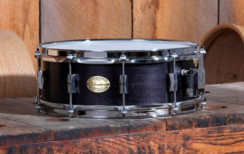 Noble & Cooley *Pre-Order* CD Maple Series 4x14" Maple Snare Drum in Blackwash Satin & Chrome Hardware | Made in the USA | Special Order | Authorized Dealer image 1