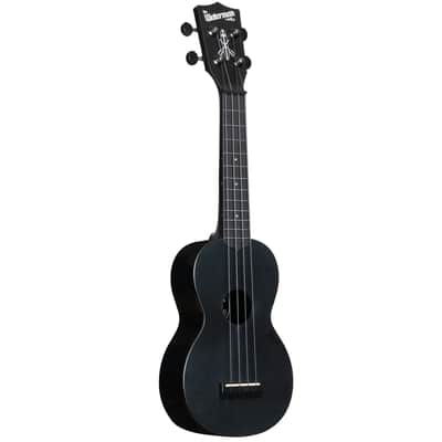 Kala Waterman Soprano Ukulele & Bag Black Sand image 2