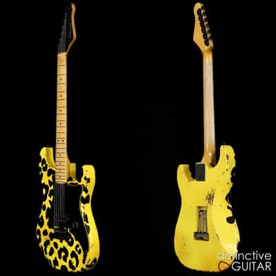Friedman Guitars Vintage S - Graffiti Yellow Leopard image 8