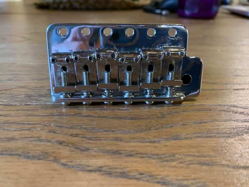 Gotoh GE101TS Stratocaster Tremolo Bridge – Steel Block – Vintage Spacing - Full kit image 1