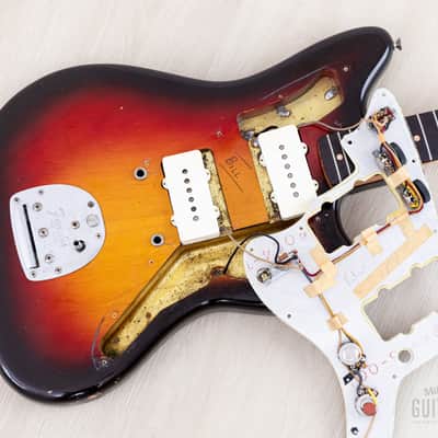 1958/1961 Fender Jazzmaster Employee Build Vintage Pre-CBS Offset Guitar Sunburst 100% Original w/ Case, Hangtag image 20