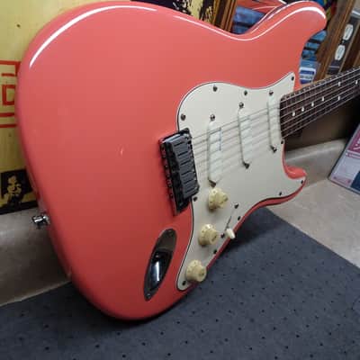 Fender Strat Plus Deluxe-1989 - Dusty Rose- RARE RARE Finish--with Rosewood- Wilkinson Nut- TBX- Lace Sensors- image 3