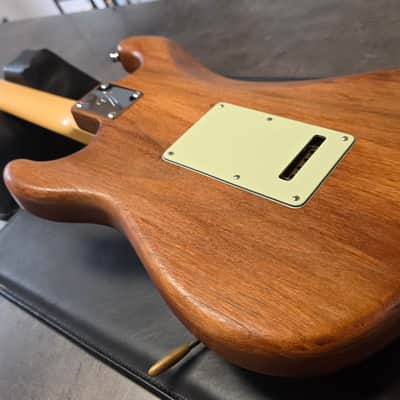 ESP SE Stratocaster Custom 80s Natural Mahogany Body USA Kent Armstrong Vintage American DiMarzio Pickup Brass Kahler Bridge Gotoh Switch MIJ Japan UK Fender Super Strat Parts Guitar Partscaster image 16