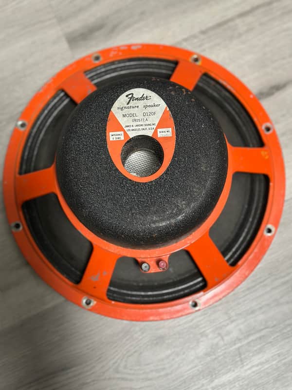 Fender JBL D-120 F 12” Speaker 1970’s - Orange image 1
