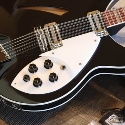 Mint! 2006 Rickenbacker 360/12C63 Semi-Hollow Electric Guitar Jetglo + OHSC image 6