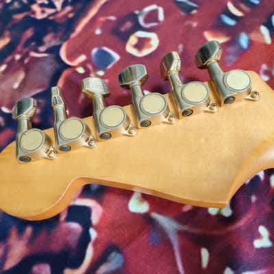 1984-1987 Fender Japan Stratocaster STR-75 E Serial - Birdseye Maple Veneer, Floyd Rose, MIJ Fujigen image 17
