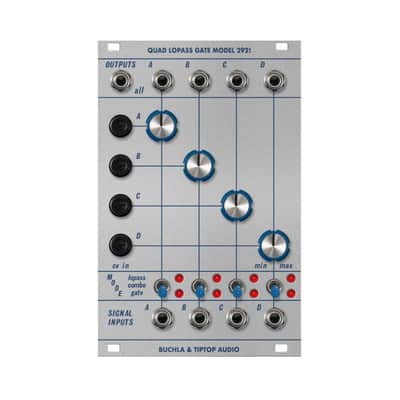 Tiptop Audio Buchla 292t Quad Lopass Gate image 1