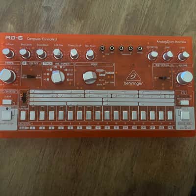 Behringer RD-6-TG Analog Drum Machine 2020 - Present - Transparent Orange imagen 3