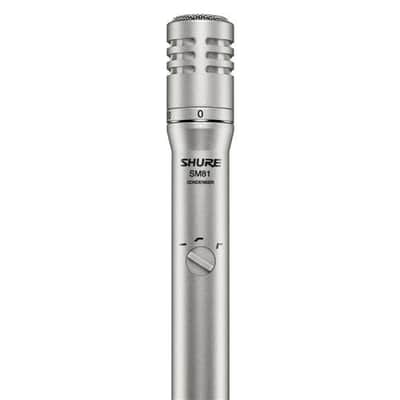 Shure SM81-LC Cardioid Condenser Handheld Wired Microphone with 10db Attenuator image 2