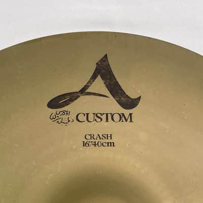 Avedis Zildjian 16" A Custom Crash Cymbal Percussion Brilliant image 2