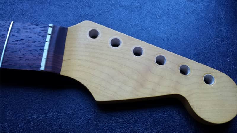 Warmoth Super Wide Fat Stratocaster Neck Satin Vintage Tint image 1