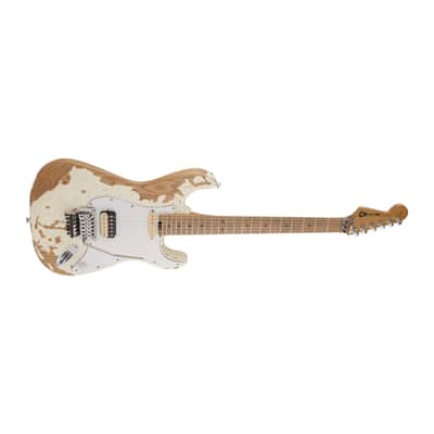 Charvel Henrik Danhage Limited Edition Signature Pro-Mod So-Cal Style 1 HS FR M Electric Guitar (White Relic) image 3